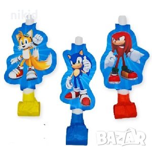 Соник Sonic Свирка свирки за детско парти рожден ден