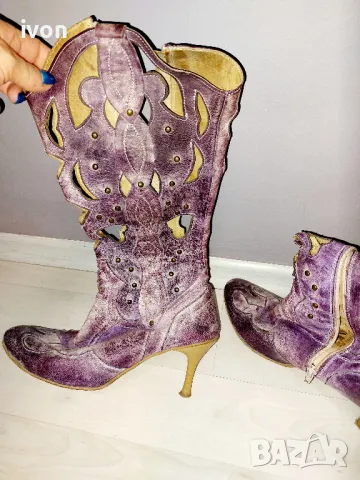 Дамски ботуши, снимка 2 - Дамски ботуши - 50431390