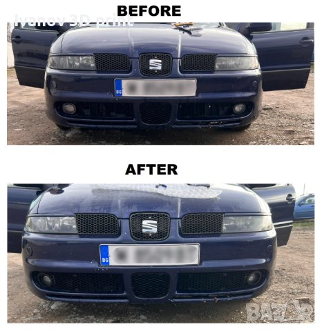 Решетки за броня Seat Leon/Toledo 1M FR, снимка 5 - Аксесоари и консумативи - 43892286