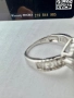 Сребърен пръстен с мойсанит (Диамант) 2 карата, снимка 8