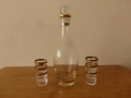 Стъклен сервиз за ракия 1970 г, снимка 11