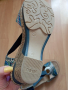 Сини стилни сандали 40номер, снимка 7
