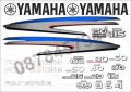 Ямаха Yamaha извънбордов двигател стикери надписи лодка яхта, снимка 3