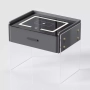 Интелигентно нощно шкафче Smart Heater Led, безжично зареждане, сив, снимка 1