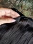 100% естествена коса (двоен ред), 100гр., 124см., снимка 2
