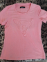 Розова тениска Guess M, снимка 1 - Тениски - 44910605