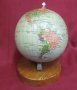 Винтич Мини Глобус с Дървена Поставка, снимка 6