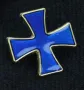 Командирски Масонски Ръкавели Тамплиери Рицари Blue Enamel Cross Knights Templar Cufflinks Commander, снимка 3