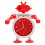 Настолен часовник с аларма във формата на робот, снимка 1