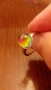 Дамски пръстен с цветен камък, снимка 1
