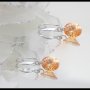 Сребърни обеци *Елипс* с  кристали Swarovski, снимка 9
