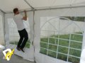 Професионална шатра 6x14м, PVC 500г/м2 - бяла, снимка 10