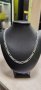 Сребърен синджир Картие , дължина 48см , широчина 0.3мм , снимка 1 - Колиета, медальони, синджири - 39507635