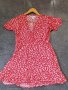 Аmisu червена рокля на бели цветчета , снимка 3