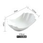 Стилна бяла купа от Аркопал , 23 х 13,5 см, снимка 5