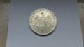 Отлично съхранявана и запазена сребърна монета от 10 марки 1972 година, буква F - Германия, снимка 2