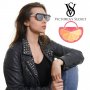 VICTORIA'S SECRET 🍊 Дамски огледални слънчеви очила BLACK MIRRORED нови с кутия