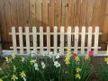 Декоративна дървена ограда за двор градина заведение детска площадка , дървени огради оградки, снимка 8
