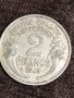 2 франка Франция 1948, снимка 1 - Нумизматика и бонистика - 35067724