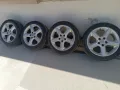 Алуминиеви джанти Опел Зафира астра 17 5х110 с нови летни гуми 225/45/17, снимка 1