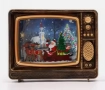 Коледен ретро телевизор - декорация, снимка 7