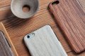 Дървен кейс от естествено дърво и каучук за iPhone 5, SE, 6, 7, 7Plus,