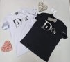Dior дамска тениска , снимка 1 - Тениски - 43786429