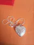 Сребърно колие Сърце , снимка 5