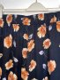Нов широк крачол лежерно падащ висока талия летен панталон флорален принт цветя  , снимка 6