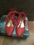 Червени обувки, снимка 1 - Дамски ежедневни обувки - 28943441