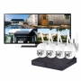 🎥 Безжичен WiFi комплект с 4 камери 4K Ultra HD + DVR – професионална защита без кабели, снимка 5