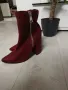 Велурени боти answear бордо дамски, снимка 3