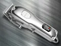 ПРОФЕСИОНАЛНА електрическа машинка за подстригване с LCD дисплей, снимка 2