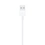 Apple - Оригинален кабел за данни  USB-A към Lightning, 1 м - бял, снимка 3