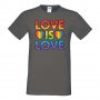 Мъжка тениска Love Is Love 2 multicolor Прайд,Празник.Повод,Изненада, снимка 5