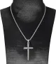 EnerMagiX Колие с кръст от чист титан и кръст с титаниева верига, религиозни подаръци, бижута (3473), снимка 5