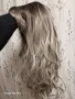 Дълга сива вълниста перука, снимка 6
