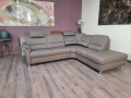 ПРОМОЦИЯ!!!Светло кафяв ъглов диван от плат, снимка 2