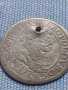 Сребърна монета 6 кройцера 1681г. Леополд първи Виена Свещена Римска Империя 13671