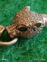 Луксозно сребърно бижу PANTHER с фасетирани кристали майстоска изработка 52409, снимка 3