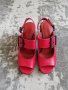 Модерни дамски сандали в червен цвят. Промо цена само 69.00 лева. , снимка 5
