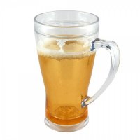 2580 Ледена халба за бира с двойни стени охлаждаща чаша за бира и ледени напитки, снимка 4 - Чаши - 35244510