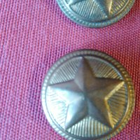 Големи метални военни копчета 7 бр.50-те г., снимка 1 - Антикварни и старинни предмети - 28122756