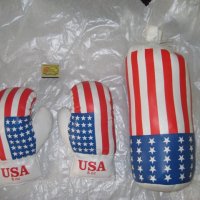 Детски боксови ръкавици и круша, снимка 1 - Плюшени играчки - 35475863
