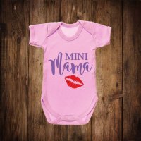 Бебешко боди с щампа Mini Mama, снимка 1 - Бодита за бебе - 26474599