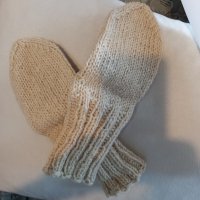 Ръчно плетени детски чорапи, дължина на ходилото 22 см., снимка 2 - Чорапи - 39723904