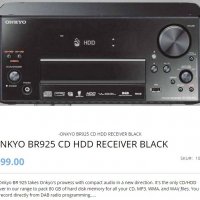Уникален HiFi CD/HDD 80 GB мрежов Ресийвър ONKYO BR925UKD WRAT USB DAB Internet …, снимка 8 - Аудиосистеми - 26526405