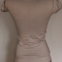 Декорирана еластична блуза / памук и ликра - хипоалергична, снимка 5 - Тениски - 26696649