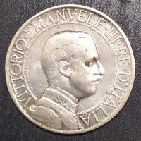 Сребърна монета 1 лира 1912 г., снимка 1 - Нумизматика и бонистика - 33338332