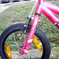 Детски велосипед/колело 16” Scott Contessa JR, алуминиева рамка, розов, контра , снимка 5 - Велосипеди - 43843167